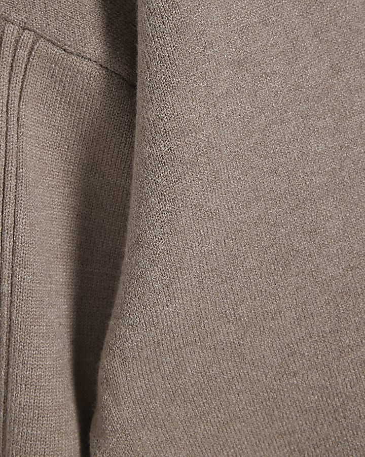 Beige Corset Detail Jumper Dress