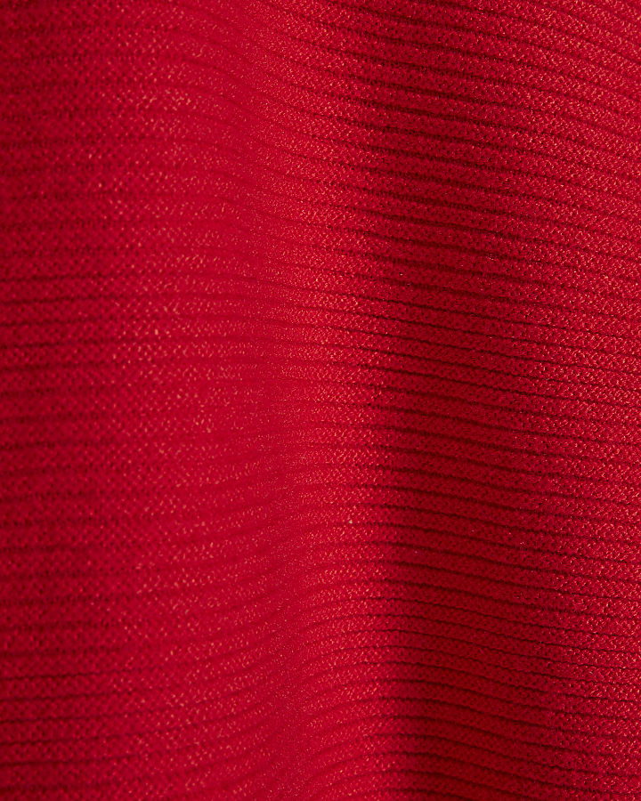Red High Neck jumper