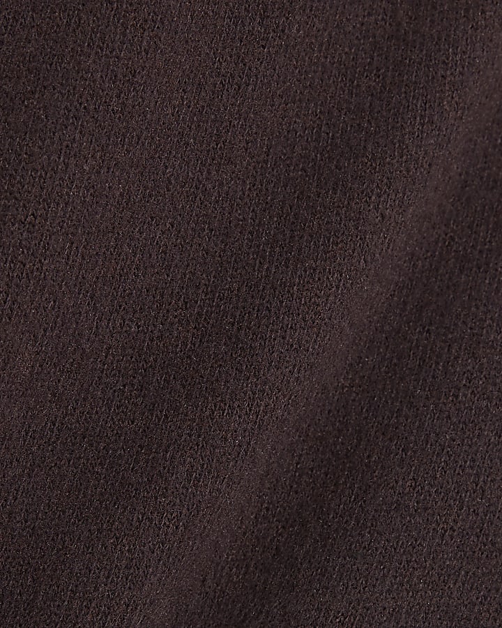 Brown Cosy Wide Leg Trousers