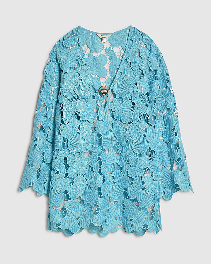 Blue Lace Shell Beach Tunic