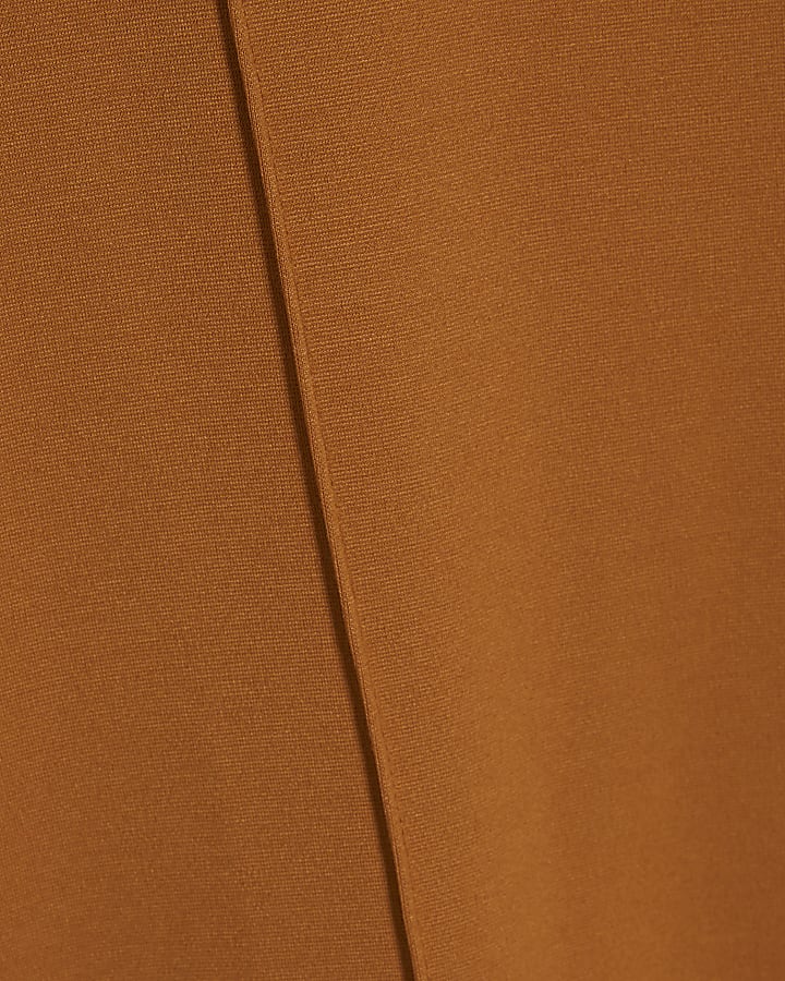 Orange Oversized Seam Front T-Shirt