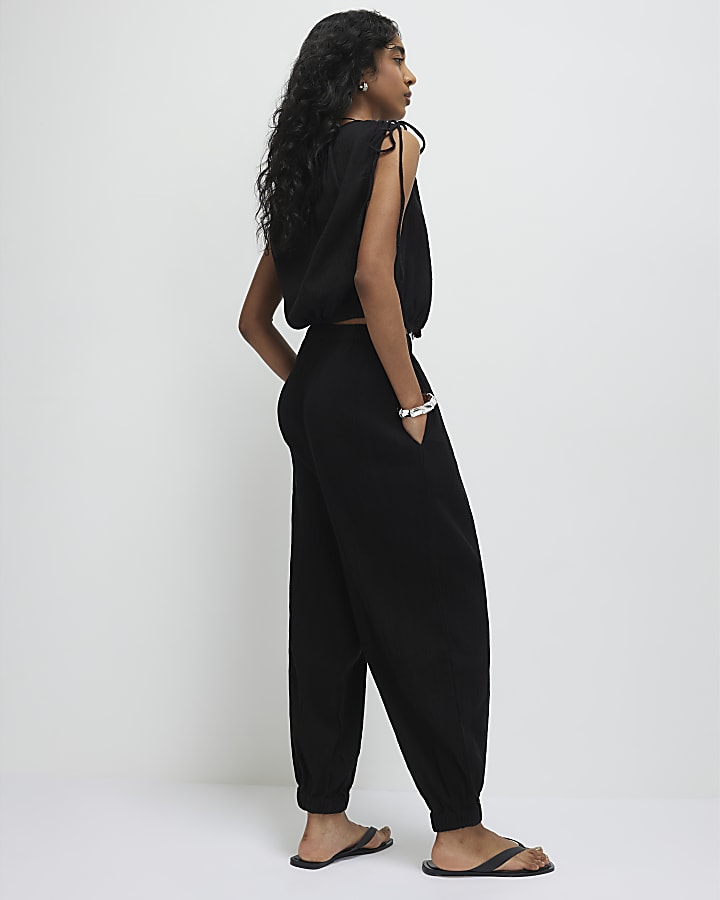 Black Tie Shoulder Lounge Set