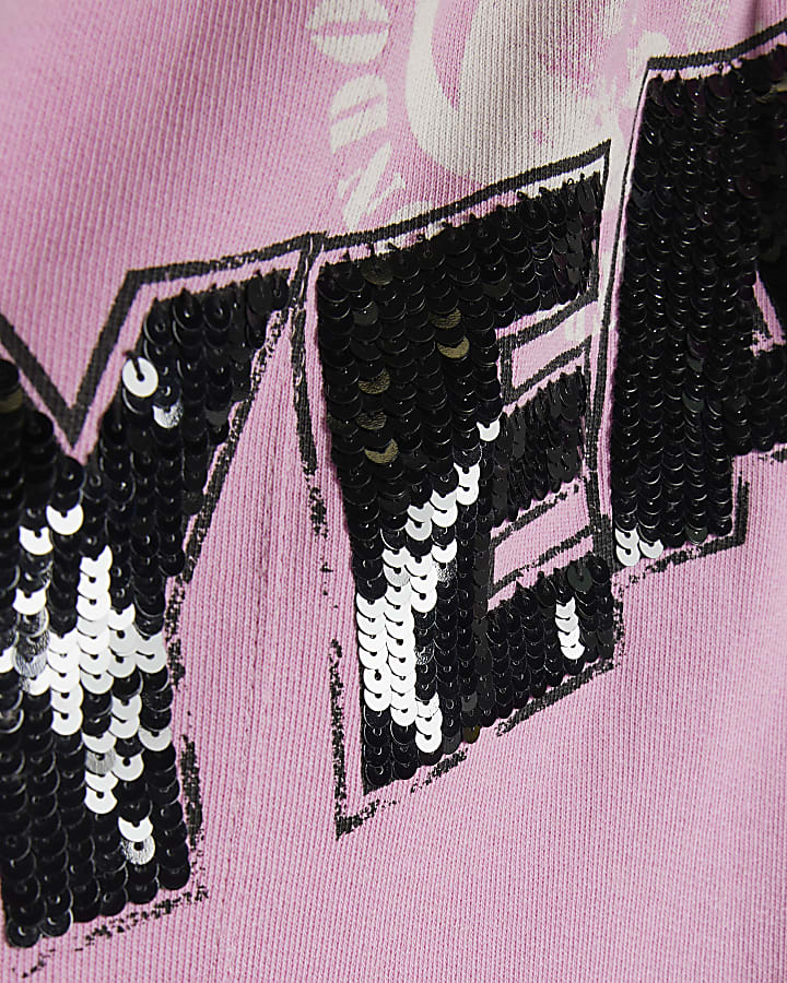 Pink Year Zero Graphic Joggers