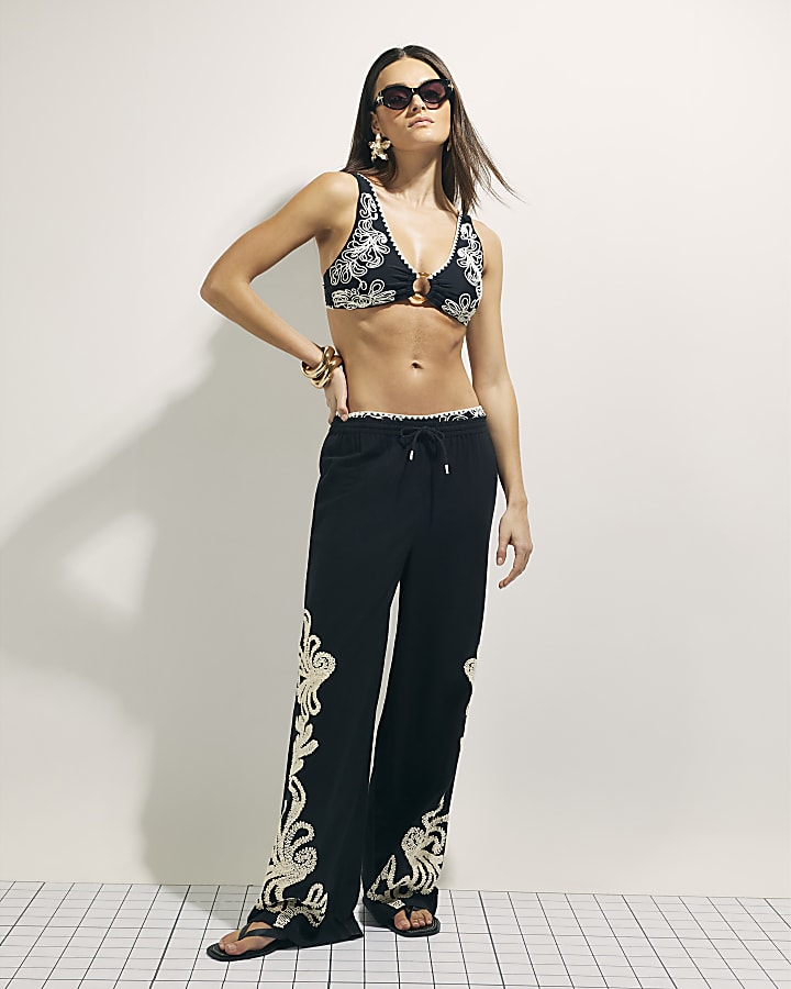 Black Cornelli Bikini Top