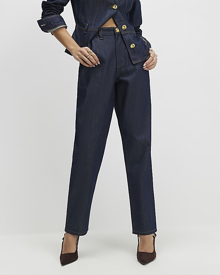 Blue Tapered Fit Jeans