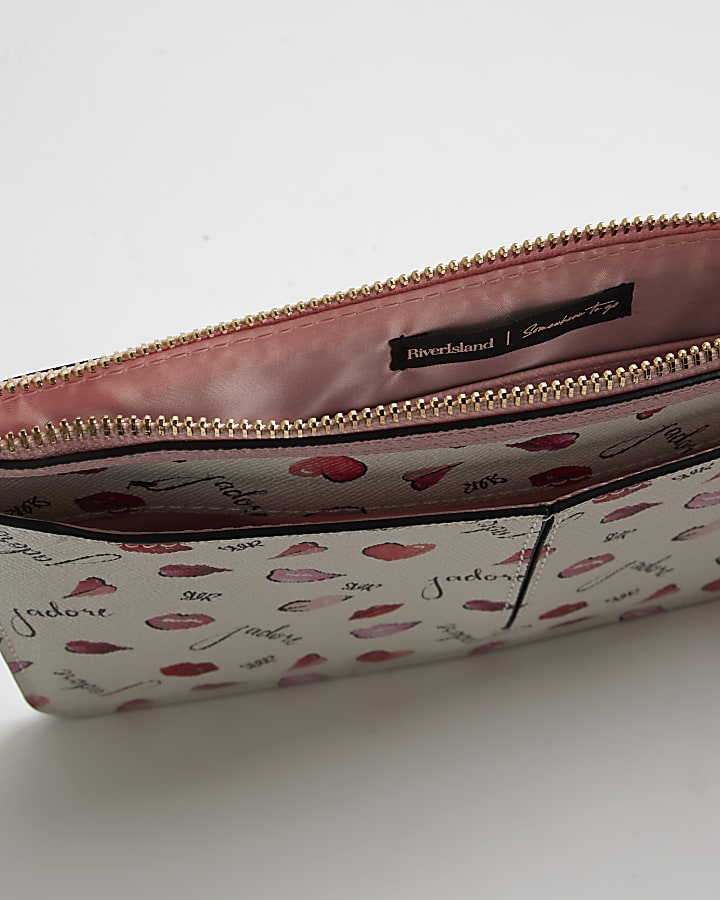 Cream J'adore Travel Wallet