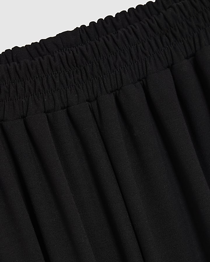 Black Balloon Leg Trousers