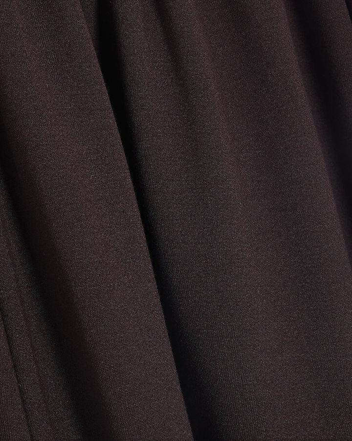 Brown Premium Balloon Leg Trousers