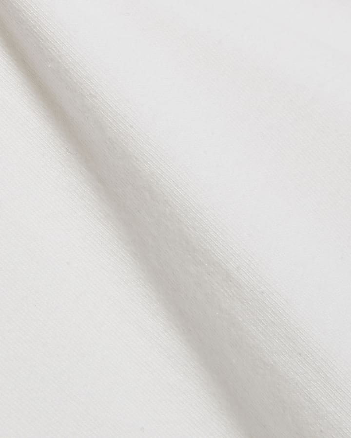 White Cap Sleeve T-shirt