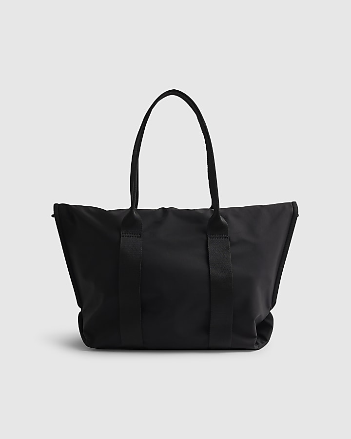 Black RI Roll Top Holdall Bag
