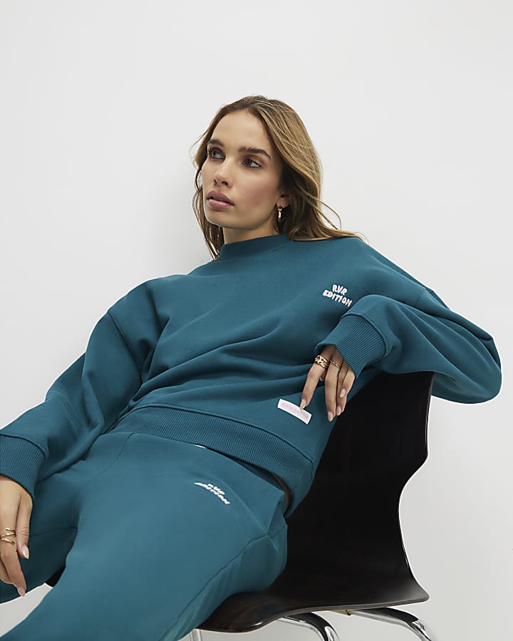 Green RVR Edition Back Print Sweatshirt