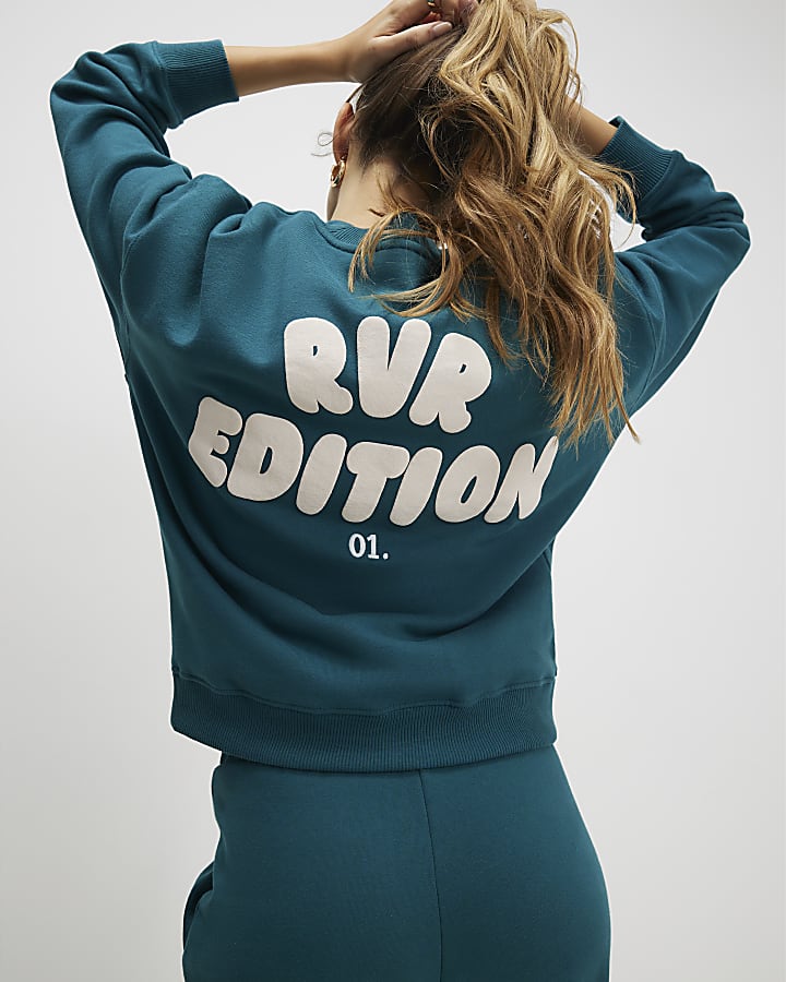 Green RVR Edition Back Print Sweatshirt