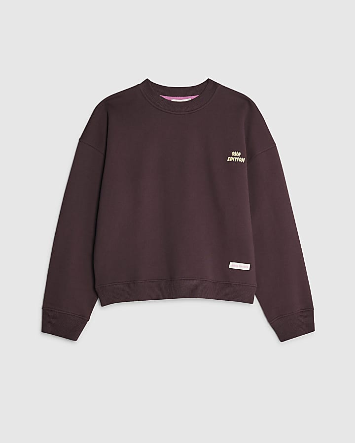 Brown RVR Edition Back Print Sweatshirt