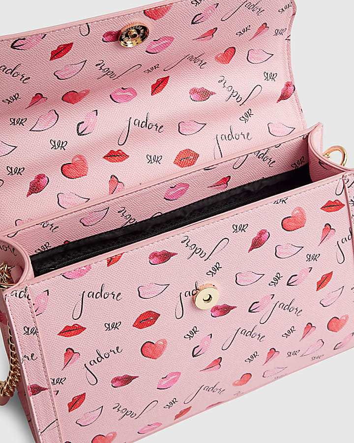 Pink Jadore Charm Scarf Tote Bag