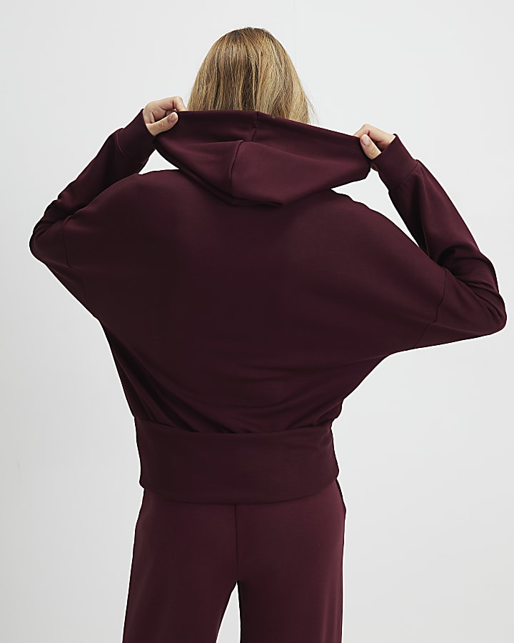 Red Premium Long Sleeve Hoodie