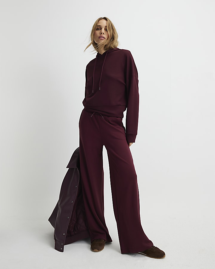 Red Premium Long Sleeve Hoodie