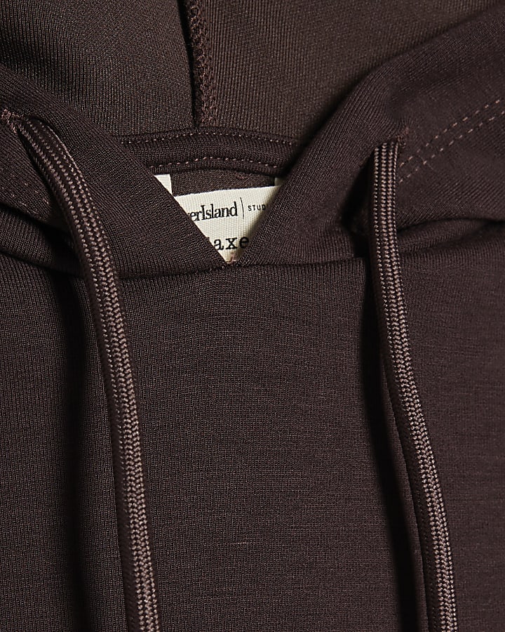 Brown Premium Long Sleeve Hoodie