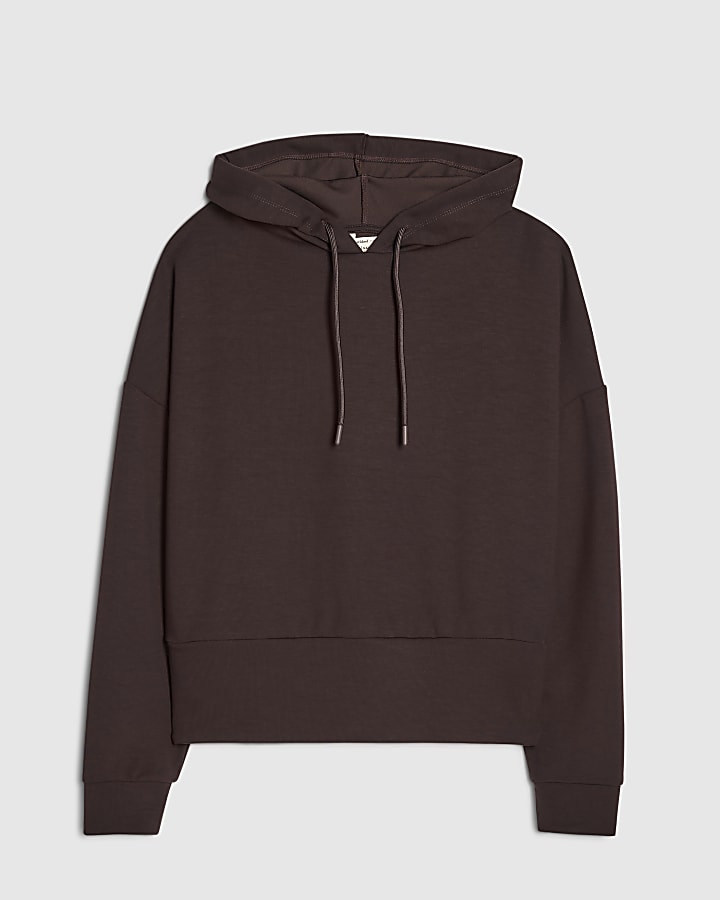Brown Premium Long Sleeve Hoodie