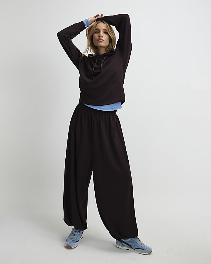 Brown Premium Long Sleeve Hoodie