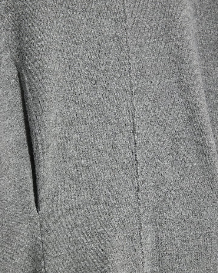 Grey Long Sleeve Cosy Batwing Top