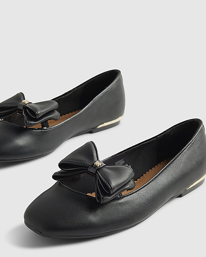 Black Bow Ballet Flat