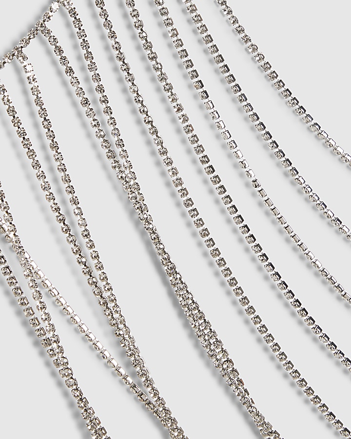 Silver Layered Body Chain