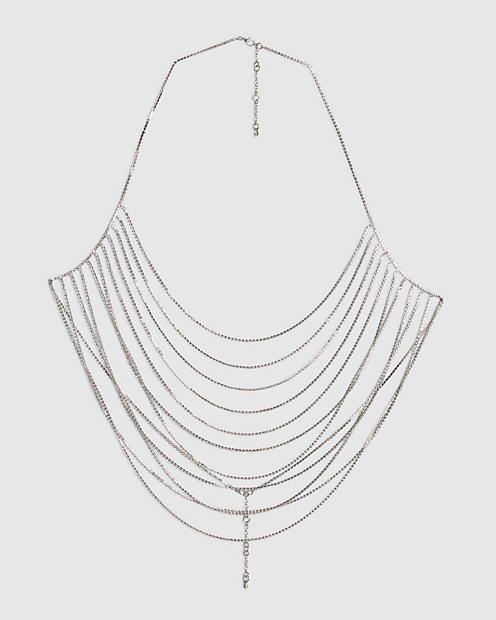Silver Layered Body Chain