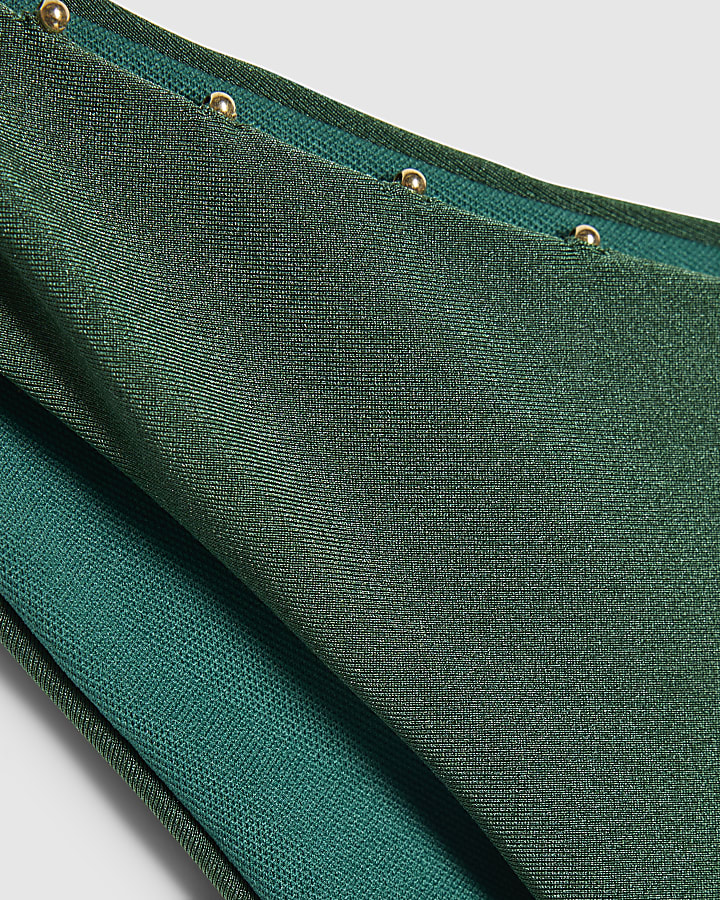 Green High leg Bikini Bottoms