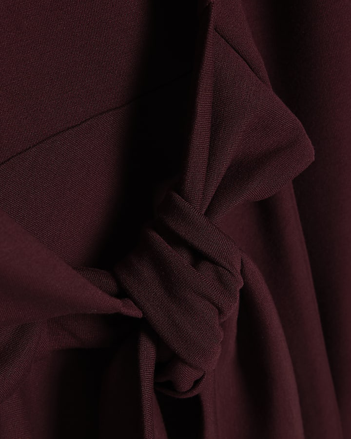 Red Knot Side Mini Dress