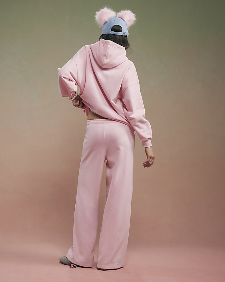 Pink Year Zero Embellished Cord Joggers