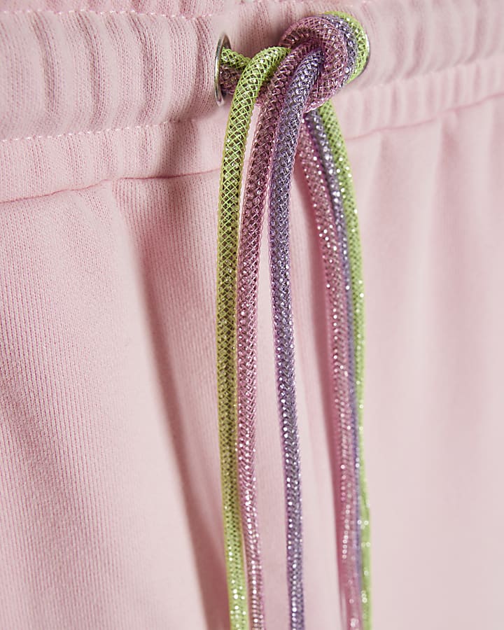 Pink Year Zero Embellished Cord Joggers