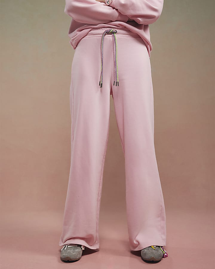 Pink Year Zero Embellished Cord Joggers
