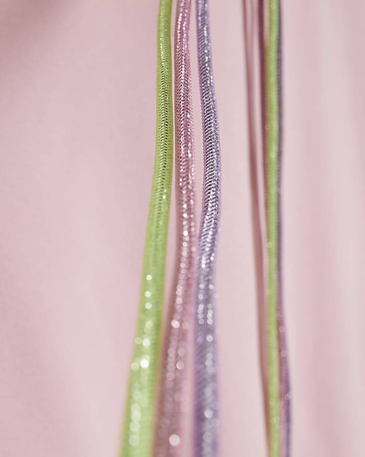 Pink Year Zero Embellished Cord Hoodie