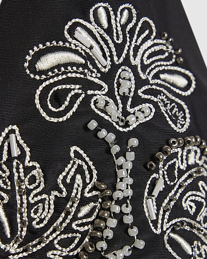 Black Shell Bikini Top