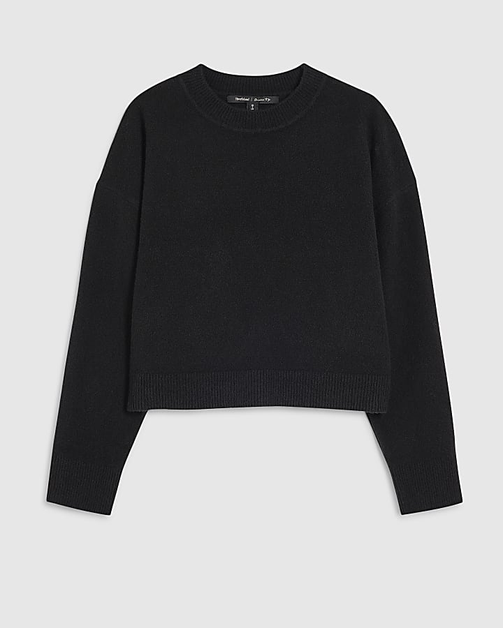 Black Crew Neck Jumper