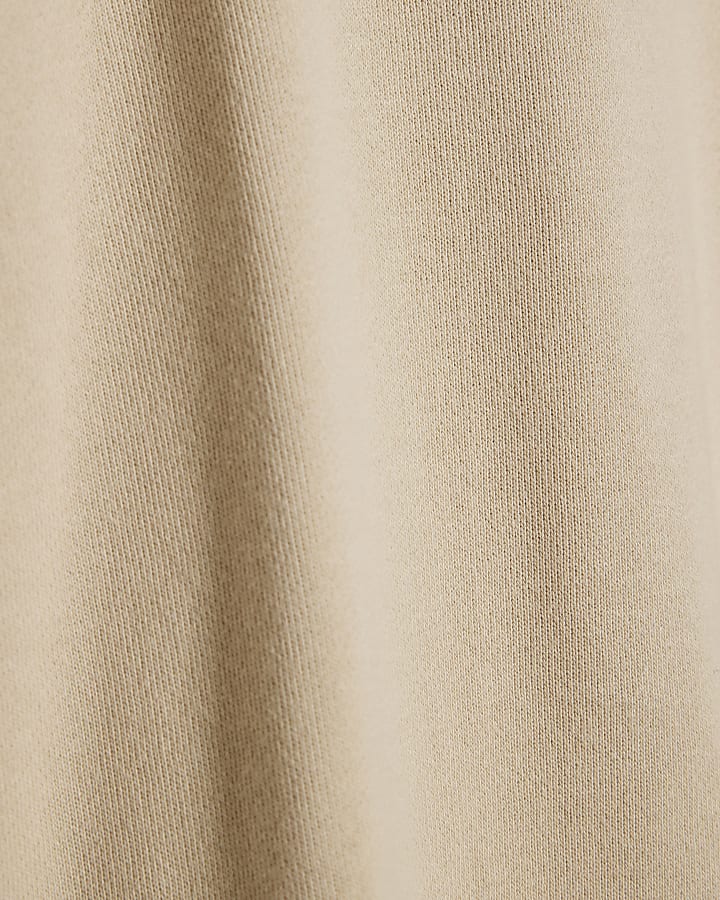 Beige Long Sleeve Sweatshirt