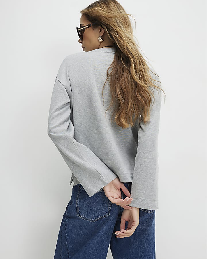 Grey Long sleeve Sweatshirt