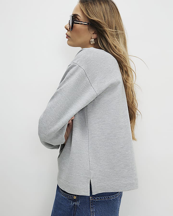 Grey Long sleeve Sweatshirt