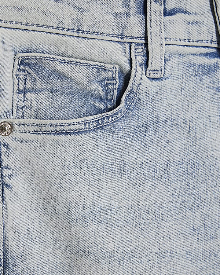 Blue High Waisted Sculpt Flared Jeans