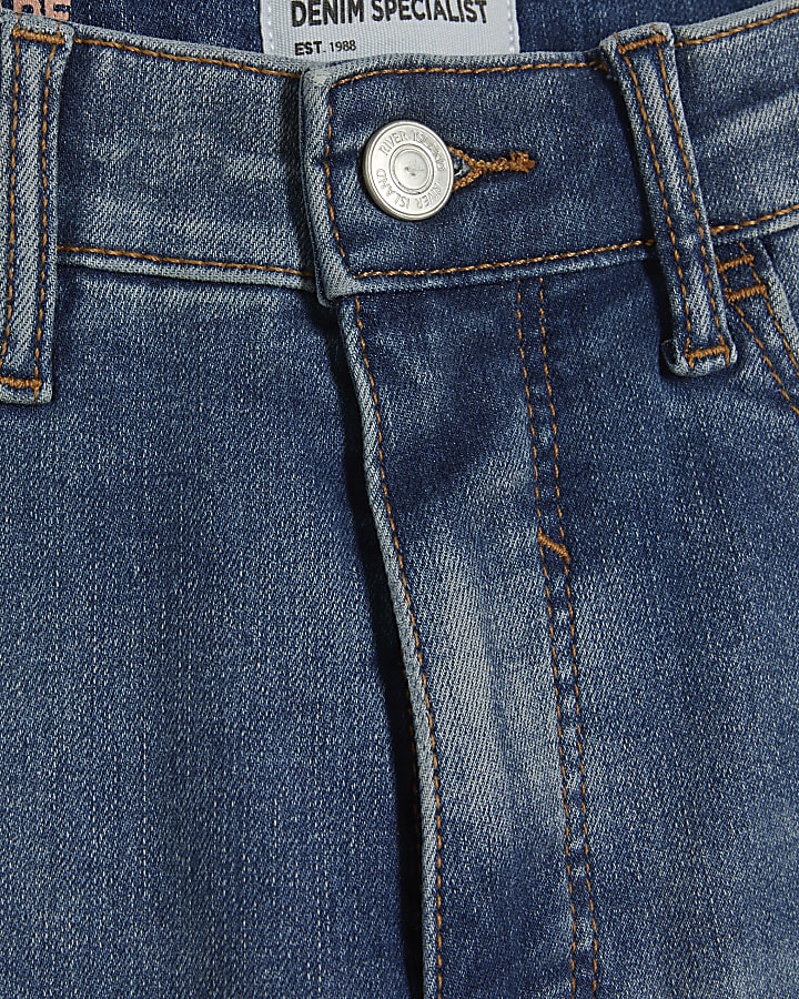 Blue Washed Sculpt Flare Jeans