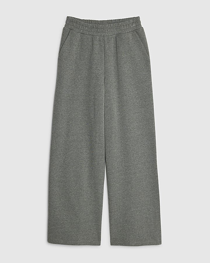 Grey Wide Leg Joggers