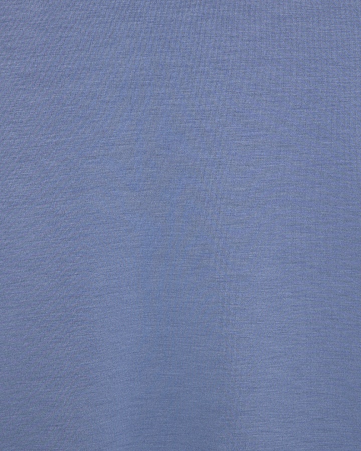 Blue Premium Short Sleeve Boxy Fit T-shirt