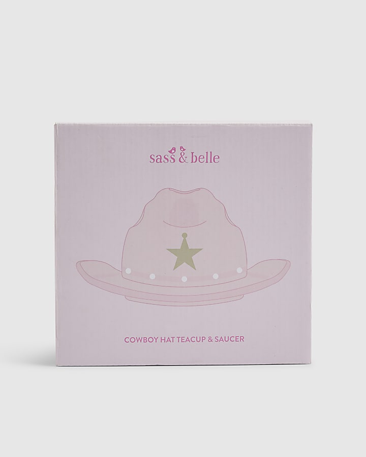 Pink Cowboy Tea Cup