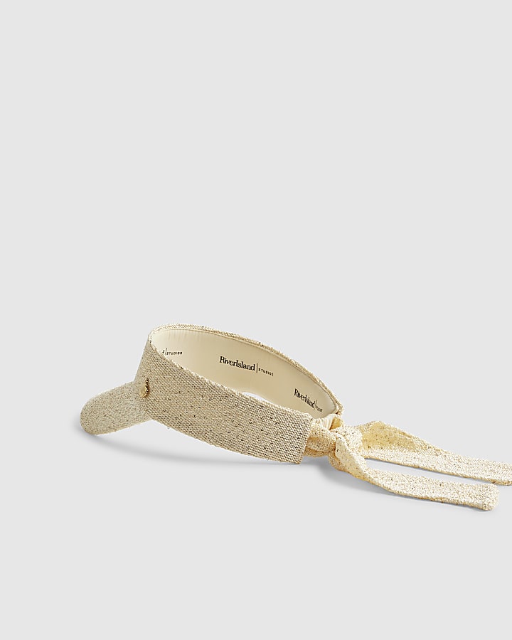 Gold Sequin Visor