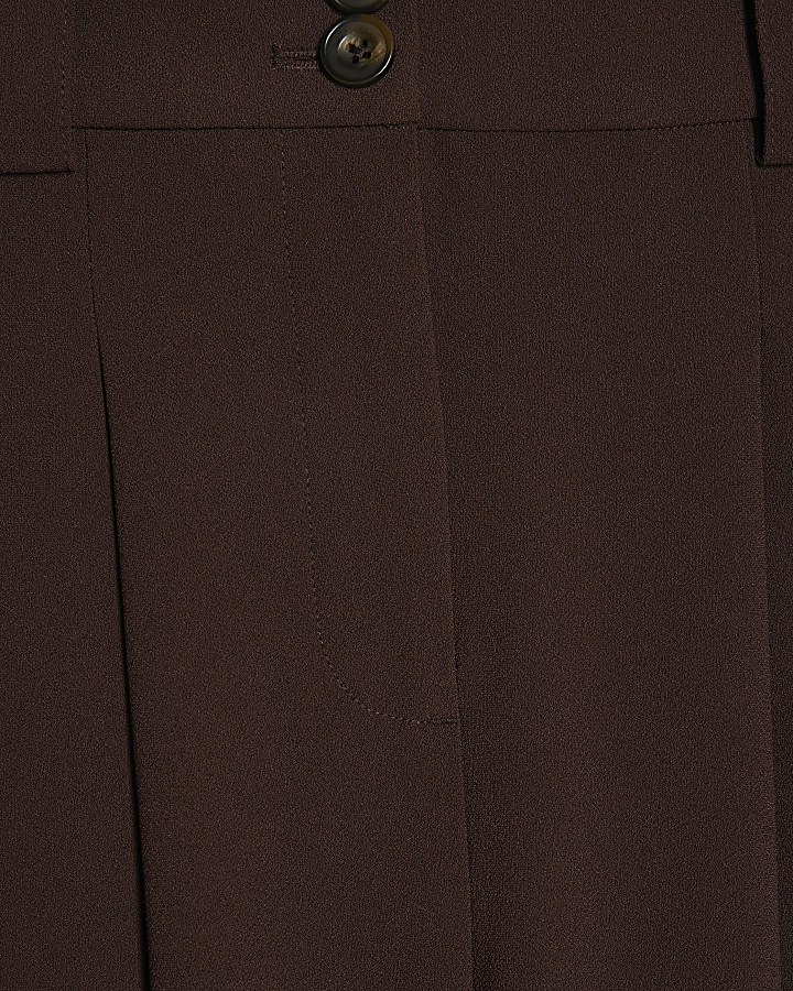 Brown Wide Leg Trousers