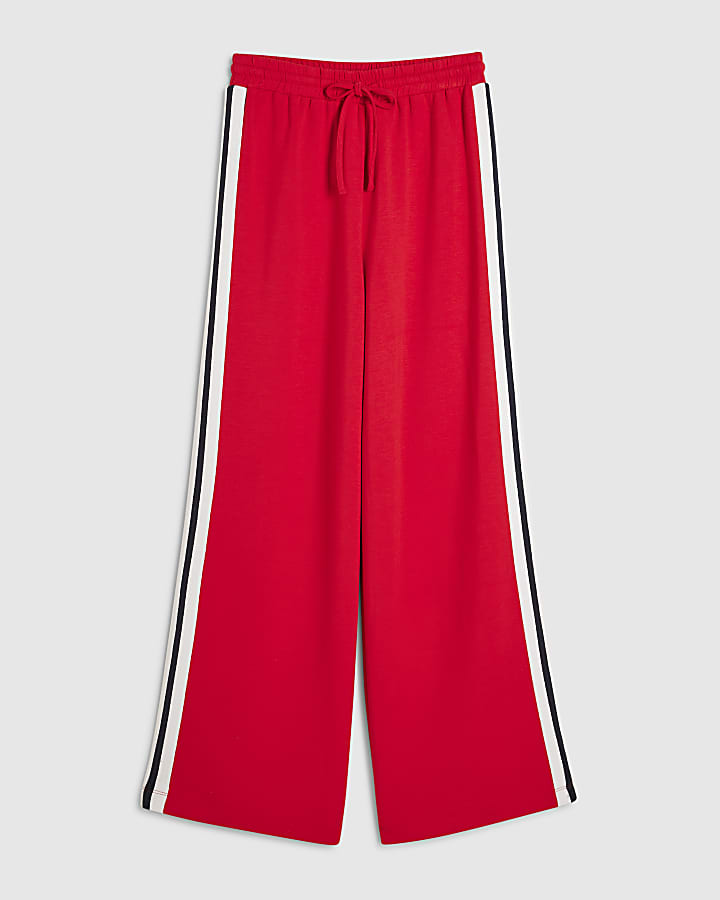 Red Tape Side Wide Leg Joggers