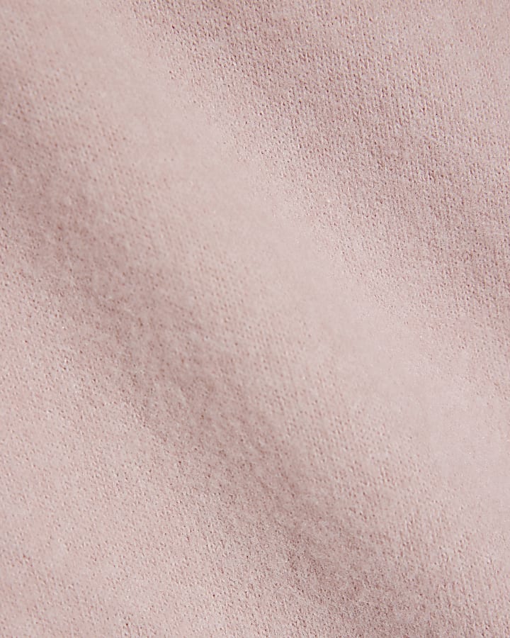 Petite Pink Sleeveless Cosy Drape Top