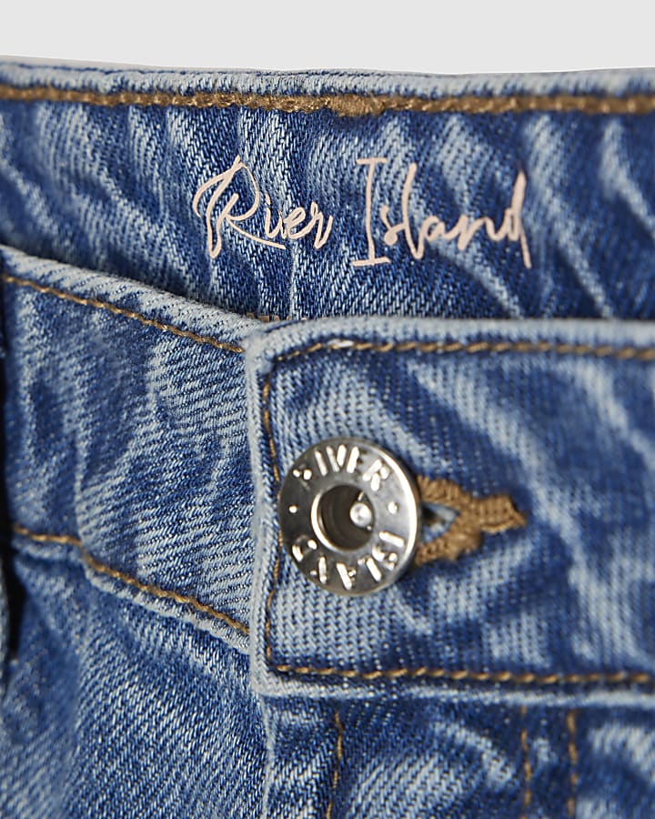 Blue Hotpant Denim Shorts