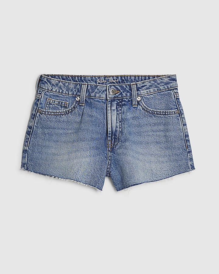 Blue Hotpant Denim Shorts