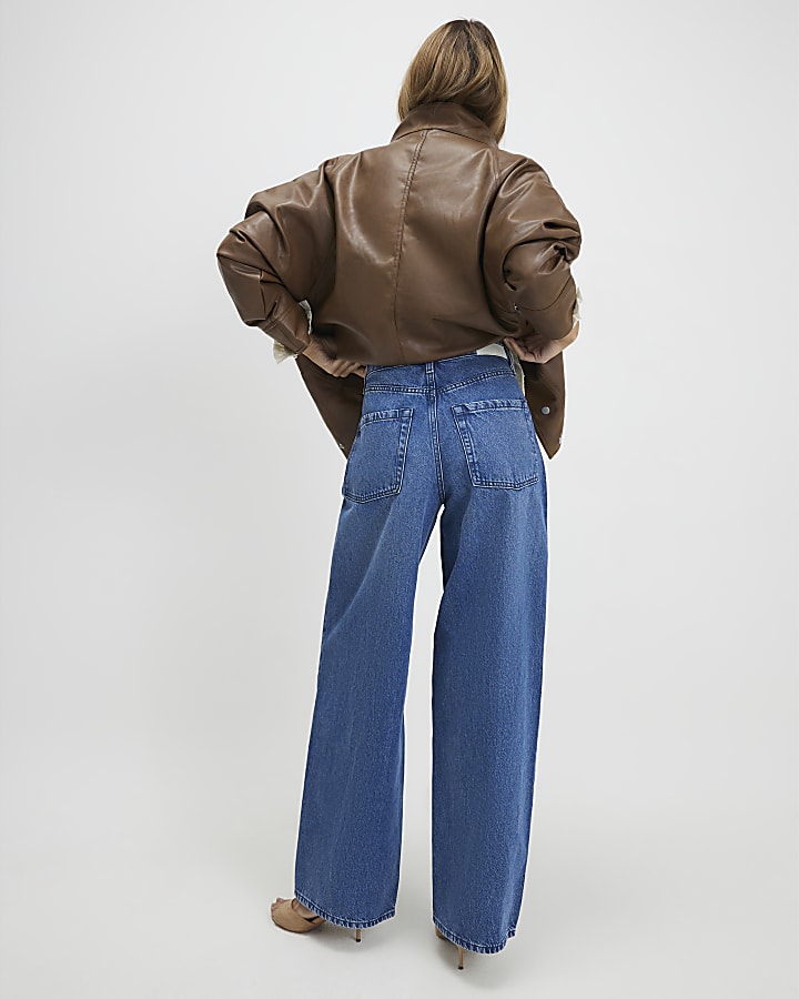 Blue Baggy Fit Jeans